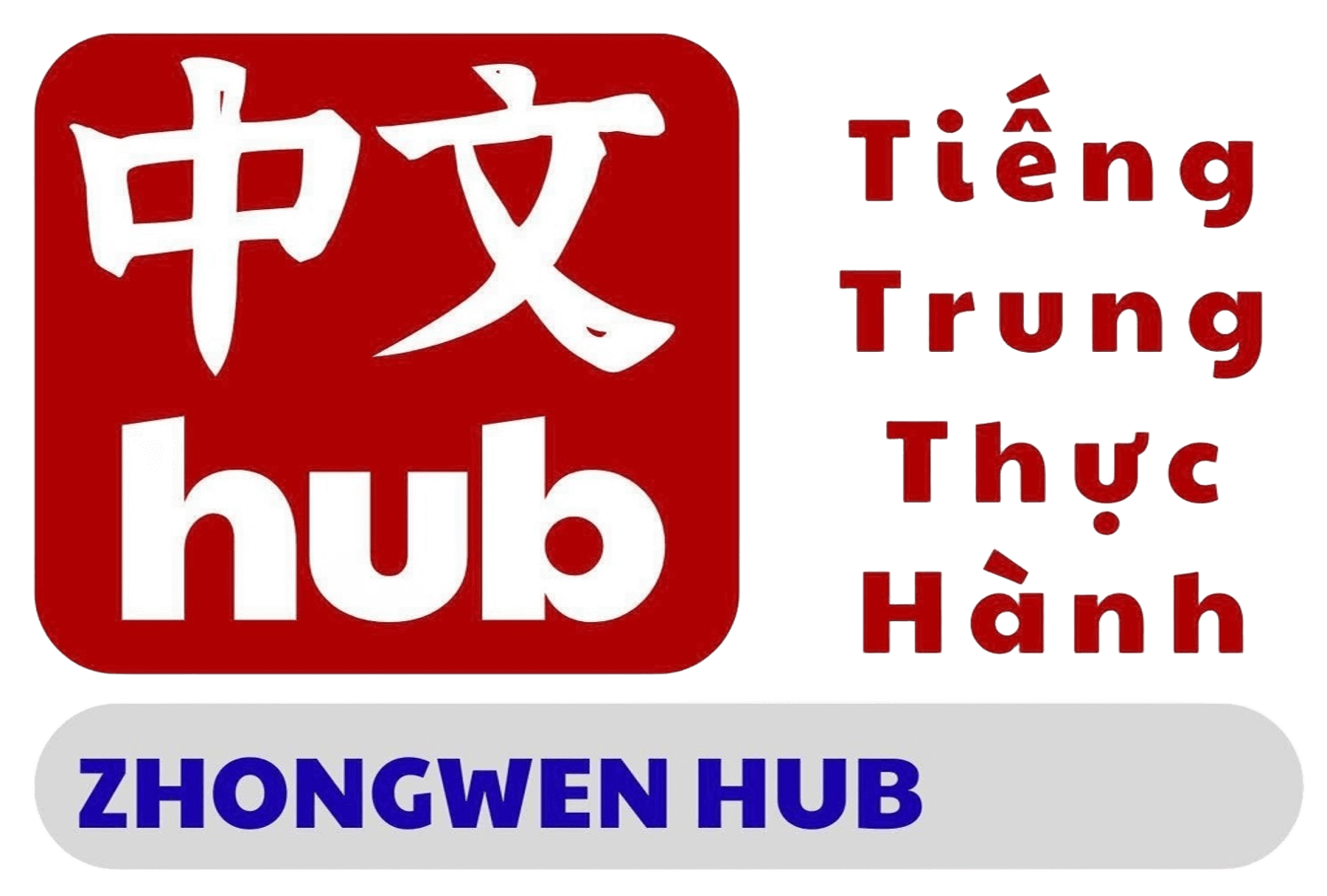 Logo Tiếng Trung Thực Hành - Zhongwen Hub